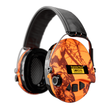 SORDIN EAR MUFFS Supreme Pro X LED Leather Blaze (74502-04-S)