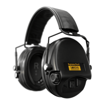 SORDIN EAR MUFFS Supreme Pro X SFA Leather Black