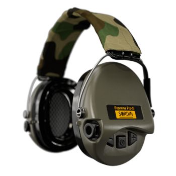 SORDIN EAR MUFFS Supreme Pro X LED Textile